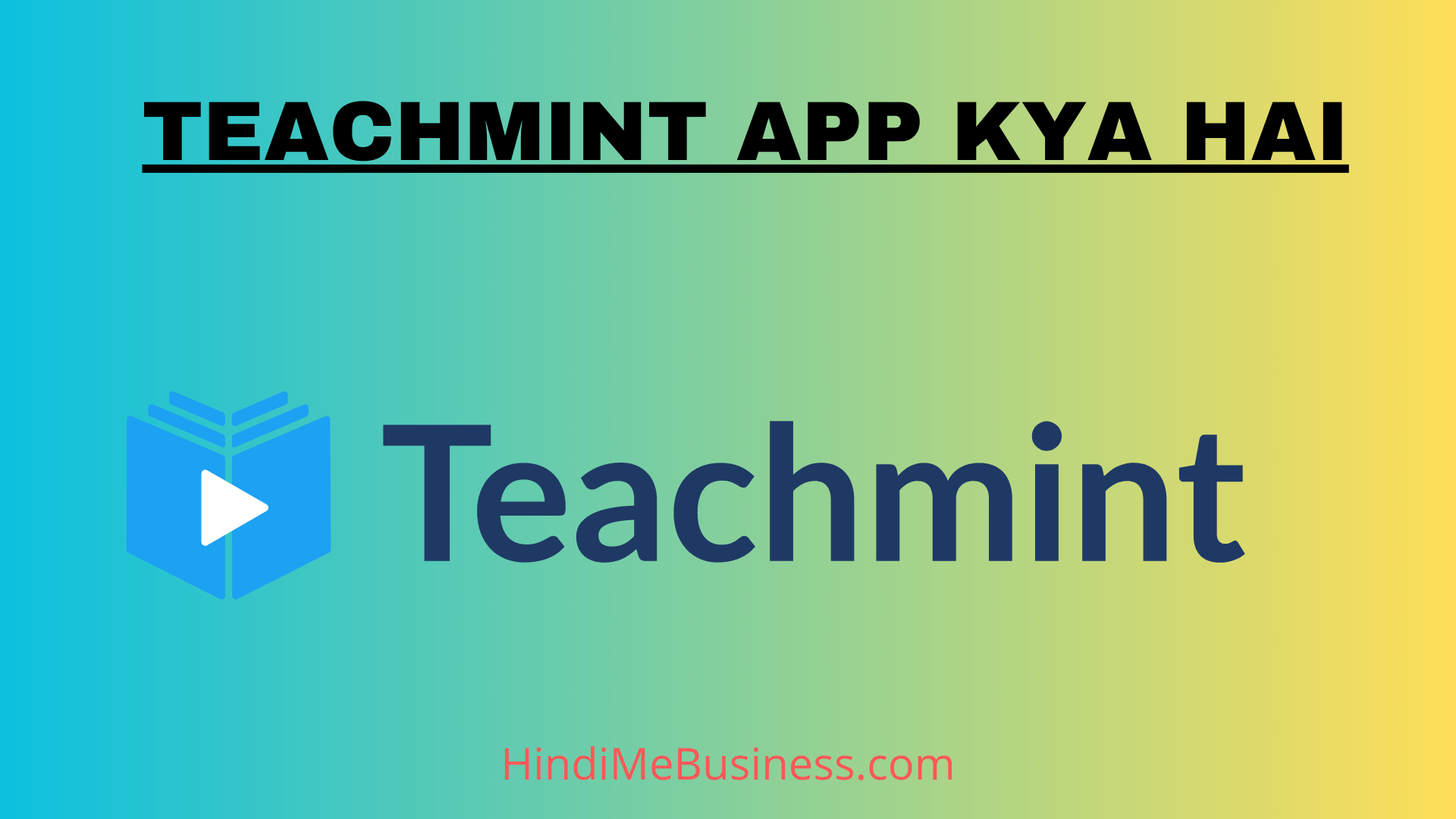 Teachmint app kya hai